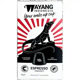 Jumbo Wayang Koffiecups Espresso 10 stuks aanbieding