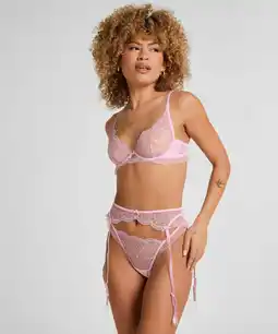 Hunkemoller Hunkemöller Jarretelgordel Cordelie Roze aanbieding