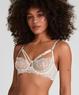 Hunkemoller Hunkemöller Niet-Voorgevormde Beugel Longline bh Kristina Wit aanbieding