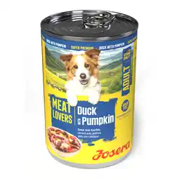 Zooplus Josera Meatlovers Menu 6 x 400 g - Eend & Pompoen (nieuw Design) aanbieding