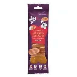 Zooplus Voordeelpakket: 3x 120 g Lucky Jim kauwbot L Kaas & Collageen Bacon hondensnacks aanbieding