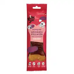 Zooplus Voordeelpakket: 3x 120 g Lucky Jim kauwbot L Kaas & Collageen Rund Hondensnacks aanbieding