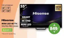 Expert Hisense MINI LED 4K TV | 55U79S PRO (2026) aanbieding