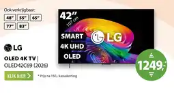Expert LG OLED 4K TV | OLED42C69 (2026) aanbieding