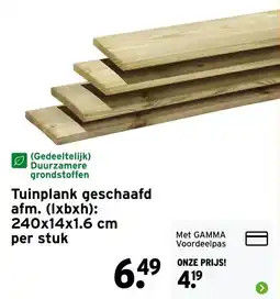 GAMMA Tuinplank geschaafd aanbieding