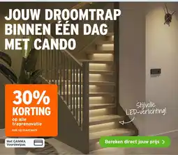 GAMMA CANDO traprenovatie aanbieding