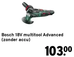 GAMMA Bosch 18V multitool Advanced aanbieding
