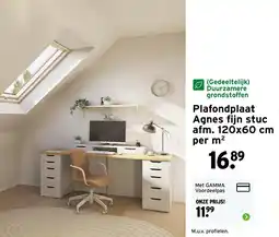 GAMMA Plafondplaat Agnes fijn stuc aanbieding