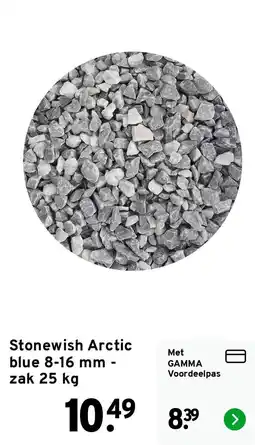 GAMMA Stonewish Arctic blue aanbieding
