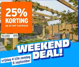 GAMMA gamma tuinhout aanbieding