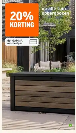 GAMMA gamma tuinopbergbox aanbieding