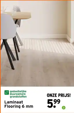 GAMMA Laminaat Flooring 6 mm aanbieding