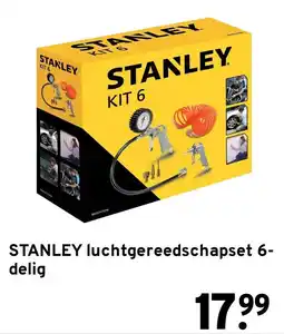 GAMMA STANLEY luchtgereedschapset 6-delig aanbieding