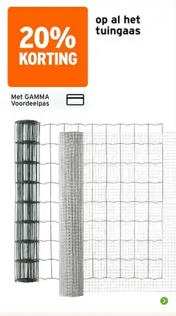 GAMMA gamma tuingaas aanbieding