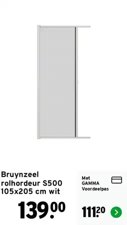 GAMMA Bruynzeel rolhordeur S500 aanbieding