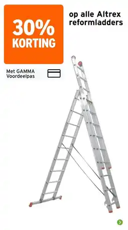 GAMMA Altrex reformladders aanbieding