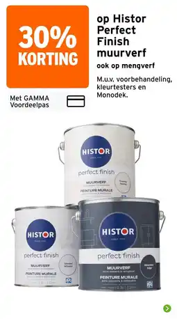 GAMMA Histor perfect finish muurverf aanbieding