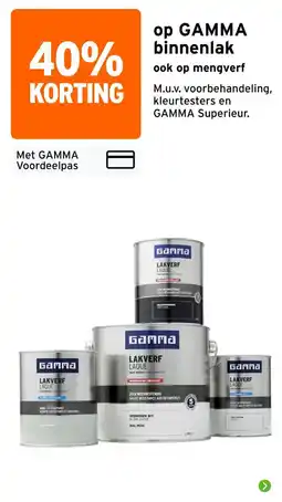 GAMMA Gamma binnenlak aanbieding