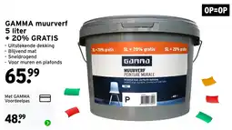 GAMMA gamma muurverf aanbieding