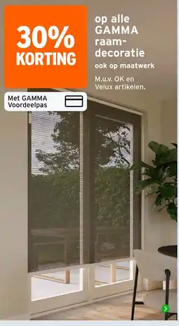 GAMMA gamma raamdecoratie aanbieding
