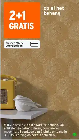 GAMMA Gamma behang aanbieding