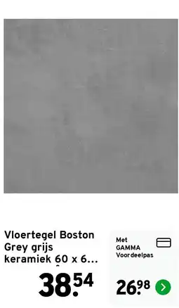 GAMMA Vloertegel Boston aanbieding