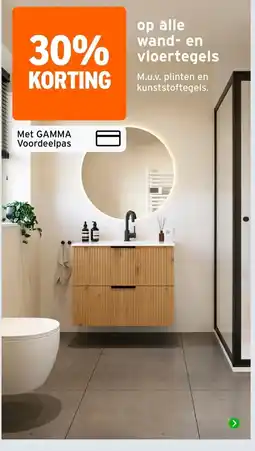 GAMMA gammas voordeelpas aanbieding