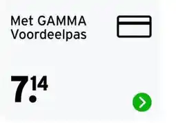 GAMMA gamma voordeelpas aanbieding