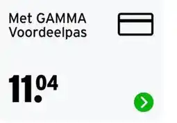 GAMMA Met GAMMA Voordeelpas aanbieding