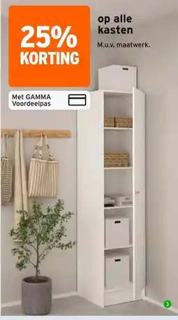 GAMMA op alle kasten aanbieding