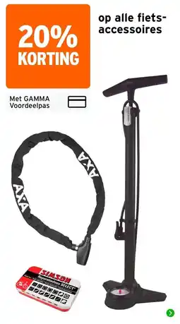 GAMMA AXA fietsketting aanbieding