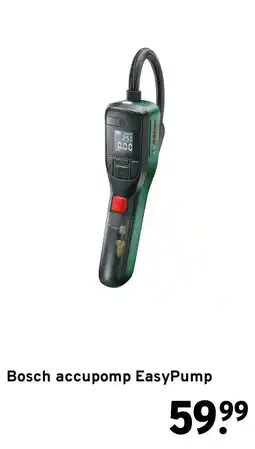 GAMMA Bosch accupomp EasyPump aanbieding