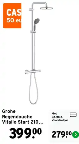 GAMMA Grohe Regendouche Vitalio Start 210... aanbieding
