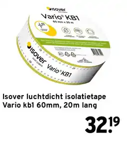 GAMMA Isover luchtdicht isolatietape Vario kb1 aanbieding