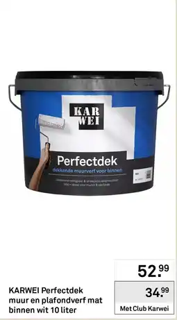 Karwei Karwei perfectdek muur en plafondverf mat aanbieding