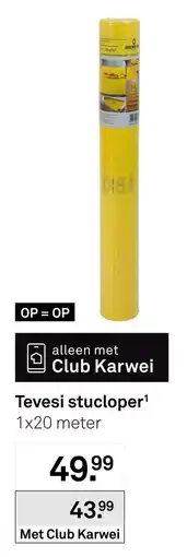 Karwei Tevesi stucloper aanbieding