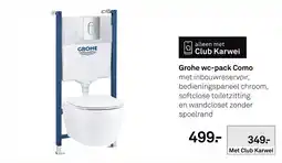 Karwei Grohe wc-pack Como aanbieding