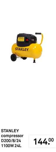 Karwei STANLEY compressor D200/8/24 aanbieding