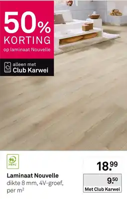 Karwei Laminaat Nouvelle aanbieding