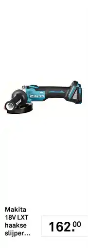 Karwei Makita 18V LXT haakse slijper... aanbieding