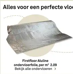 Karwei Firstfloor Aluline ondervloerfolie aanbieding