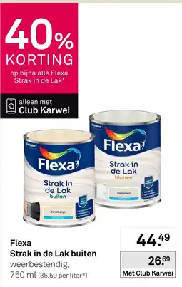 Karwei Flexa Strak in de Lak buiten aanbieding