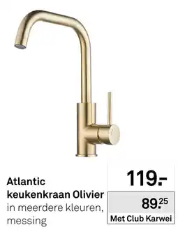 Karwei Atlantic keukenkraan Olivier aanbieding