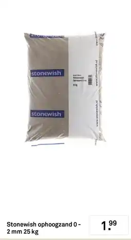 Karwei Stonewish ophoogzand 0-2 mm aanbieding