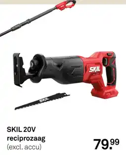 Karwei SKIL 20V reciprozaag aanbieding