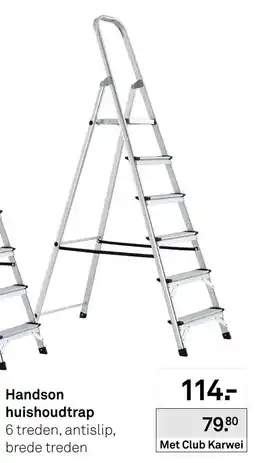 Karwei Handson huishoudtrap aanbieding