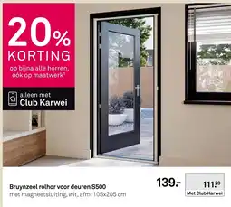 Karwei Karwei Bruynzeel rolhor voor deuren S500 aanbieding