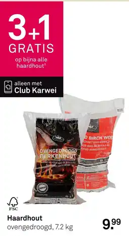 Karwei Club Karwei haardhout aanbieding