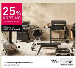Karwei Jamestown pizza oven Franky aanbieding