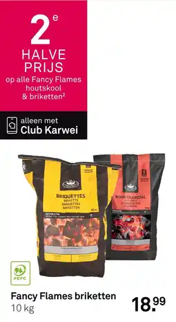 Karwei Fancy Flames briketten aanbieding
